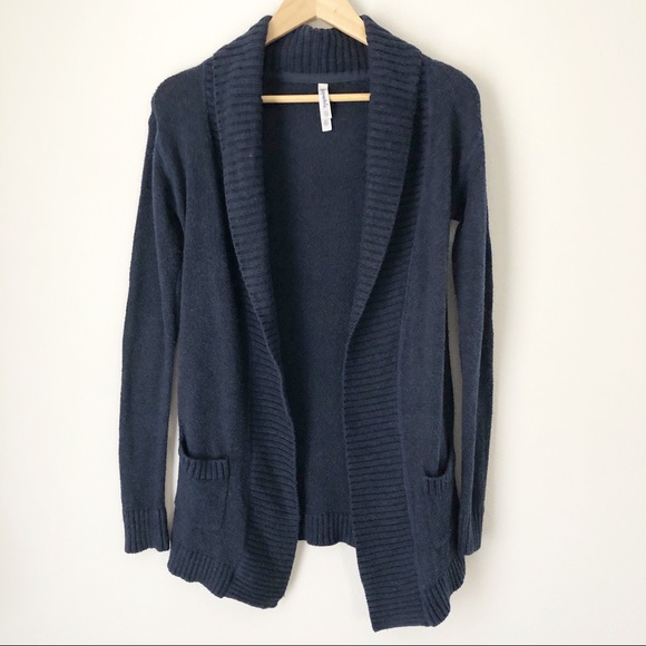 Aeropostale Navy Blue Cardigan Sweater 